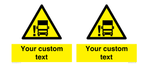 Custom warning blindspot